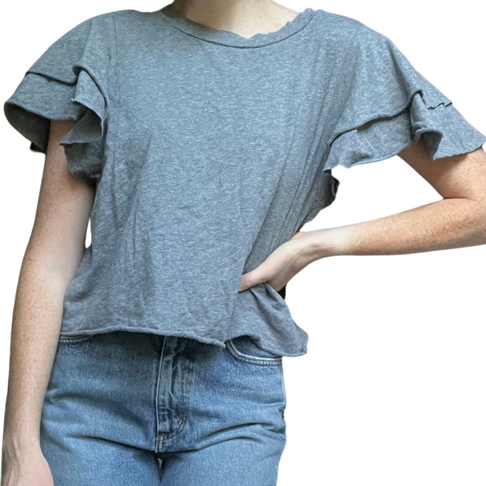 urban outfitters- kimchi blue frill top